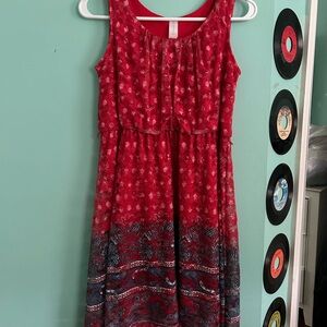 Red and Blue Kids Dress